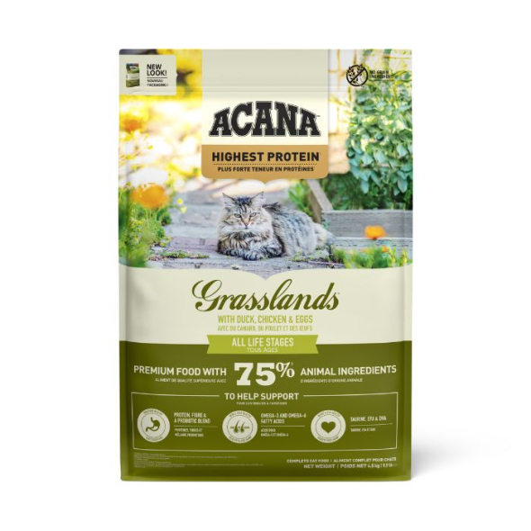 Acana Grasslands Cat Сухий корм для котів всіх порід та всіх стадій життя, 4,5 кг - 2