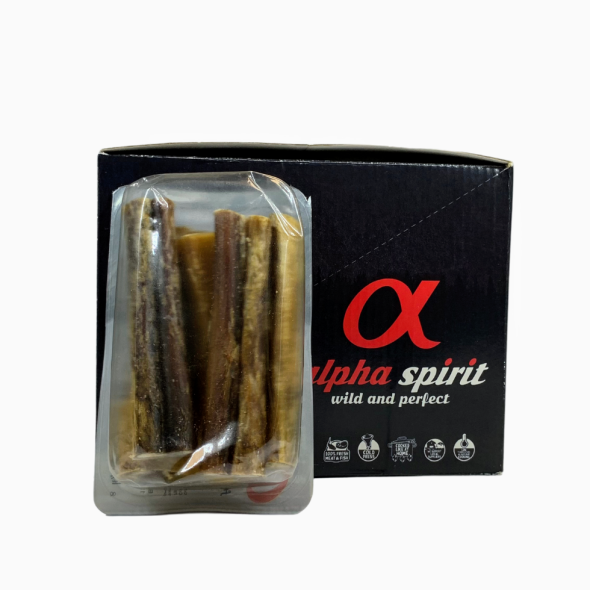 Alpha Spirit Bully Stick M Ласощі для собак Бичачий корінь (пеніс),  5 шт - 1