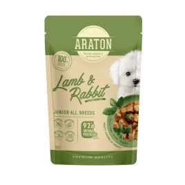 ARATON Junior with Lamb and Rabbit Влажный корм для юниоров с ягненком и кроликом, 500 г
