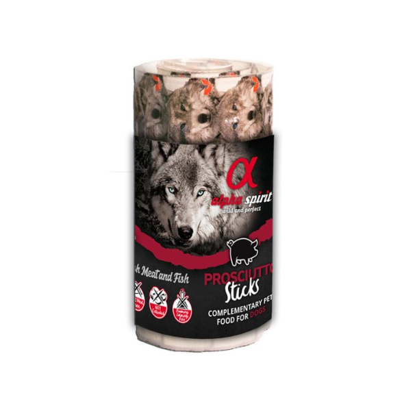 Alpha Spirit Prosciutto Sticks Палички з прошуто для собак, 16 шт