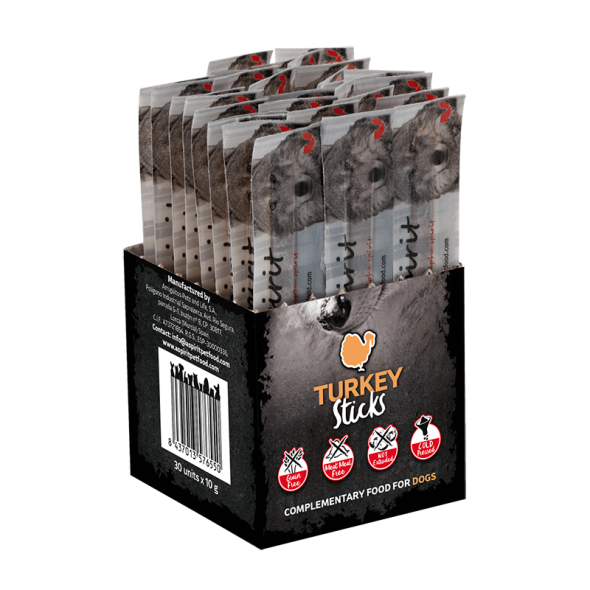 Alpha Spirit Turkey Sticks Палички з індичкою для собак, 30 шт