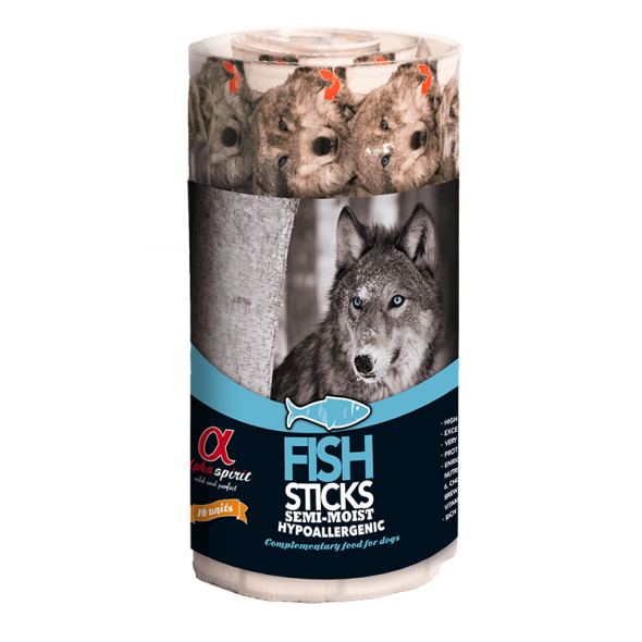 Alpha Spirit Fish Sticks Палички з рибою для собак, 16 шт