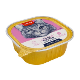 Wanpy Tuna&amp;Salmon Мусс из тунца и лосося для кошек, 40 г