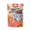 Wanpy Crunchy Pockets Salmon &amp; Roe Ласощі для котів хрусткі подушечкі з лососем та ікрою, 70 г