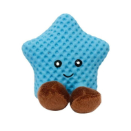 MISOKO Игрушка для собак звезда, латекс, синяя, 9 см