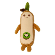 MISOKO Игрушка для собак зверек-киви, плюш, коричневый, 19 см