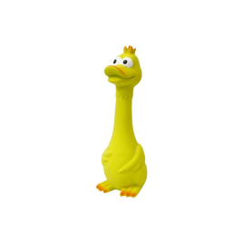 MISOKO Игрушка для собак, сидячая утка, латекс, зеленый, 19.5 см