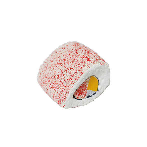 MISOKO Іграшка для собак, форма суші, латекс, рожева, 5.5 см