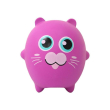 MISOKO Игрушка для собак кошка, латекс, розовая, 7 см