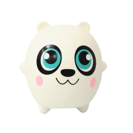 MISOKO Игрушка для собак панда, латекс, белая, 7 см