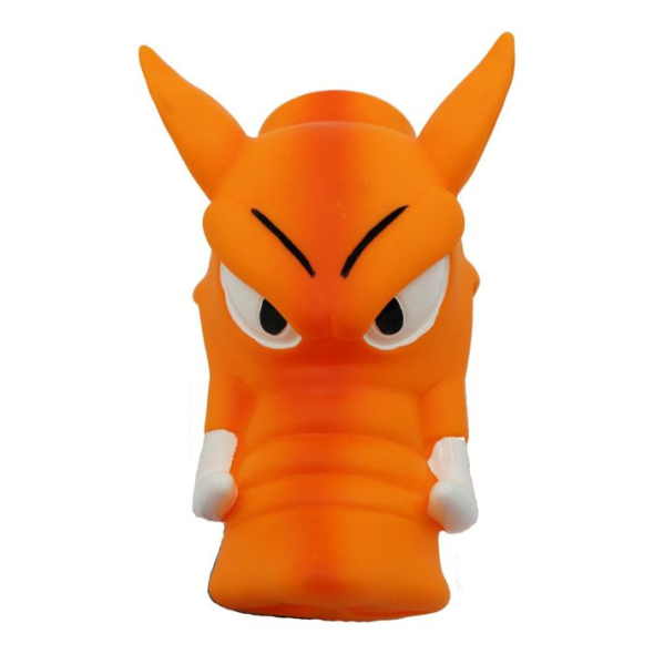MISOKO Игрушка для собак кабан, винил, оранжевый, 16,5 см
