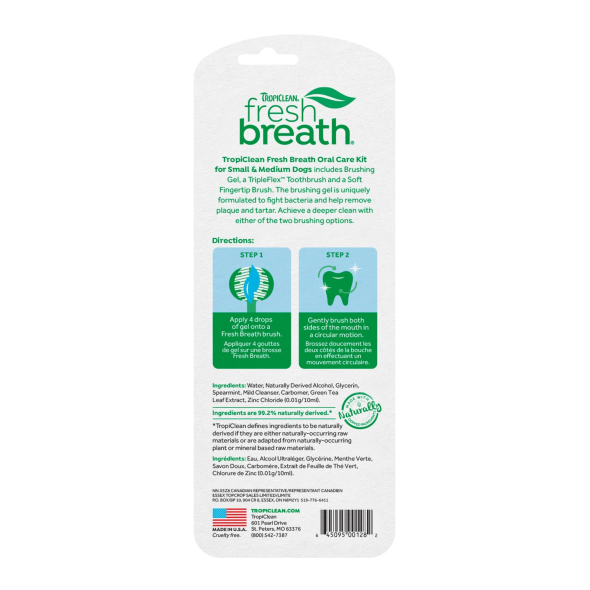 TropiClean Fresh Breath Набір Свіжий подих для собак малих і середніх порід - 1