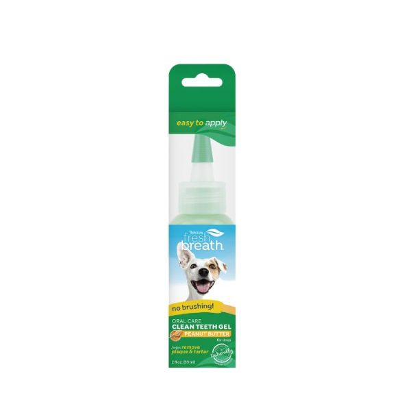 TropiClean Fresh Breath Гель Арахисовое масло для ухода за полостью рта собак, 59 мл
