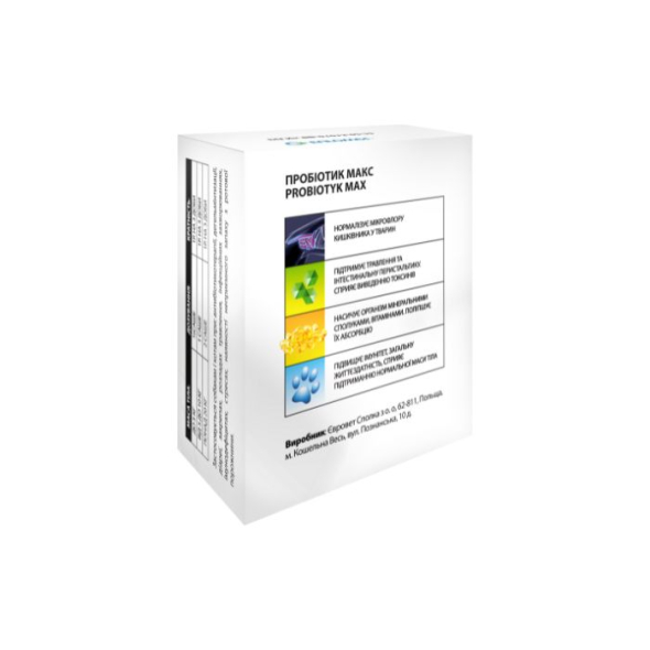 Eurowet Probiotyk Max Пробіотик Макс для регуляції мікрофлори кишківника  1,5 г, 15 шт (УПАКОВКА) - 1