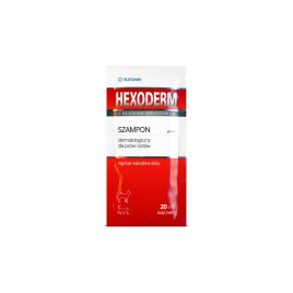 Hexoderm Шампунь з хлоргексидином і кокосовою олією для собак і котів, 20 мл
