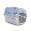 MP Bergamo Gipsy S Metal Door Переноска для кошек и небольших собак голубая, 46 x 31 x 32 см