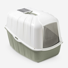 MPS Komoda Light Green Закрытый туалет с фильтром для кошек светло-зеленый, 54 х 39 х 40 см