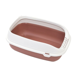 MPS Beta Plus Maxi Bruno Туалет с бортиком для кошек коричневый, 49 x 39 x 17 см