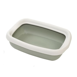 MPS Beta Maxi W/Frame Light Green Туалет с бортиком для кошек светло-зеленый, 49 x 39 x 13 см