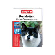 Beaphar Renaletten Витаминные лакомства для кошек с проблемами почек, 75 шт.