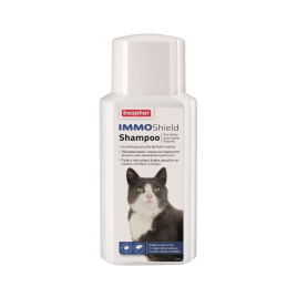Beaphar IMMO Shield Shampoo Шампунь от блох, клещей и комаров для кошек, 200 мл