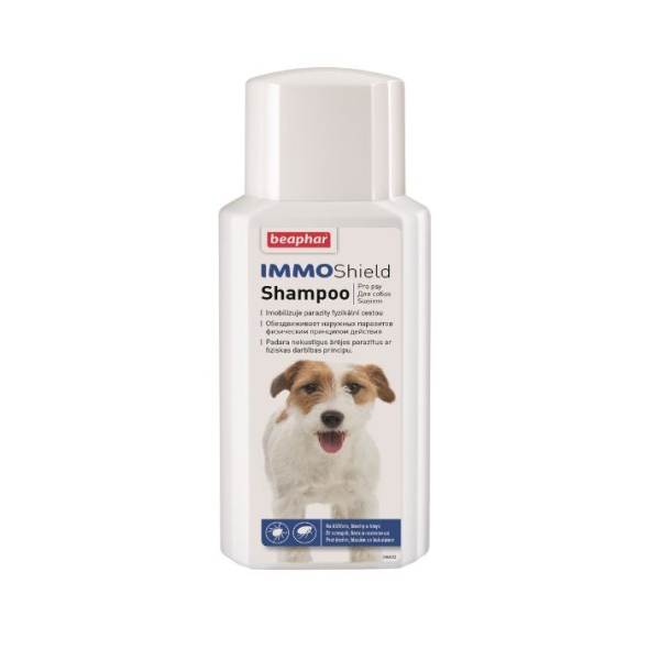 Beaphar IMMO Shield Shampoo Шампунь від бліх, кліщів і комарів для собак, 200 мл