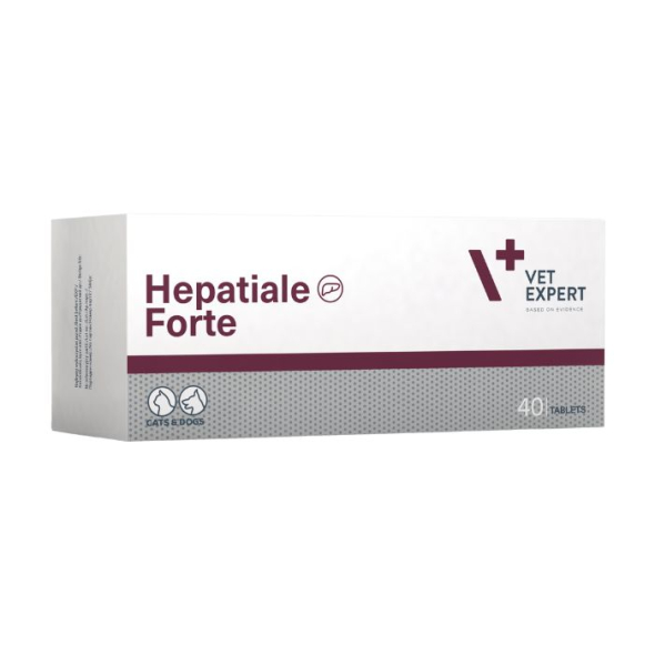 Vet Expert Hepatiale Forte (Гепатиале форте) Нутрицевтическая добавка для поддержки и защиты функций печени у кошек и собак, 40 таблеток