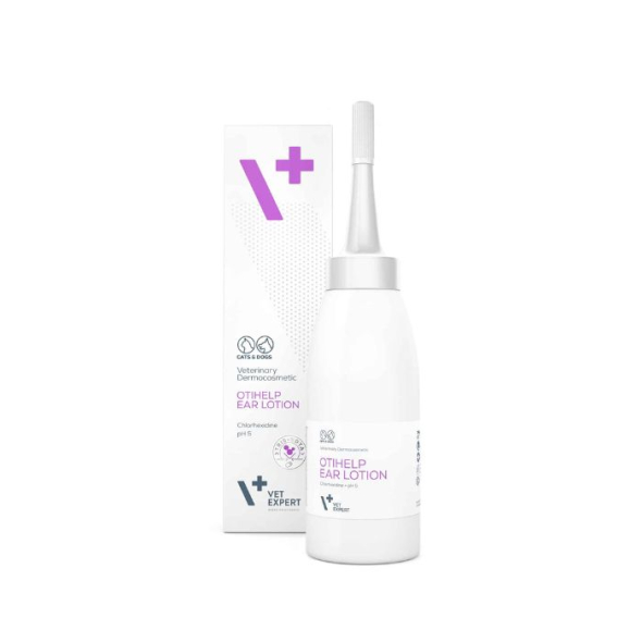 Vet Expert Otihelp Ear Lotion Лосьйон для очистки вух котів і собак, 75 мл