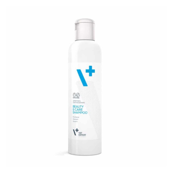 Vet Expert Beauty &amp; Care Shampoo Дерматологічний шампунь для котів і собак із сухою та чутливою шкірою, 250 мл