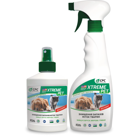CPC Xtreme Pet Средство для уничтожения запахов и меток животных, 500 мл - 1