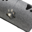 Red Point Kitty Tunnel Домик-тоннель с мышкой для кошек серый, 85 х 28 х 28 см - 4