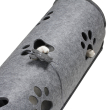 Red Point Kitty Tunnel Домик-тоннель с мышкой для кошек серый, 85 х 28 х 28 см - 5