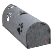 Red Point Kitty Tunnel Домик-тоннель с мышкой для кошек серый, 85 х 28 х 28 см - 8