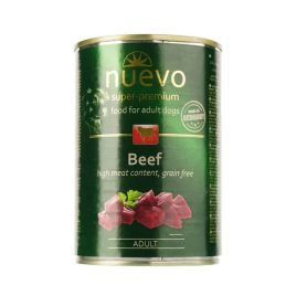 Nuevo Adult Beef Вологий корм для собак з яловичиною, 400 г