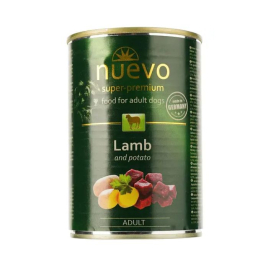 Nuevo Adult Lamb with Potato Вологий корм для собак з ягням і картоплею, 400 г