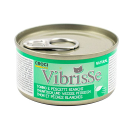 Vibrisse Влажный корм для кошек с тунцом и белой рыбой, 140 г