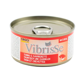 Vibrisse Влажный корм для кошек с тунцом и креветками, 140 г