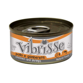 Vibrisse Влажный корм для кошек с курицей и креветками, 70 г