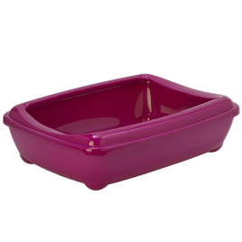 Moderna Arist-O-Tray Jumbo Туалет з бортиком для котів, рожевий