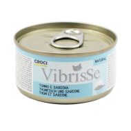 Vibrisse Вологий корм для котів з тунцем і сардинами, 70 г