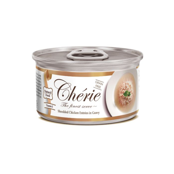 Cherie Signature Gravy Chiсken Влажный корм для кошек кусочки курицы в соусе, 80 г