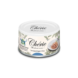 Cherie Hairball Control Tuna &amp; Snapper Влажный корм для кошек кусочки тунца и луциана в соусе, 80 г