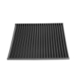 FIBOO Килимок для котячого туалету Litter Mat, темно-сірий, 30x30 см