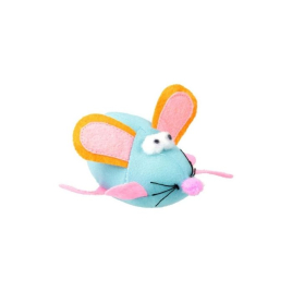 HIPPIE PET Игрушка для котов Вибрирующая мышка синяя 11 см
