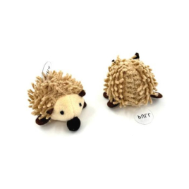 HIPPIE PET Игрушка для котов Ежик с пищалкой 8 см