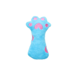 HIPPIE PET Игрушка для котов Лапка синяя 10,5 см