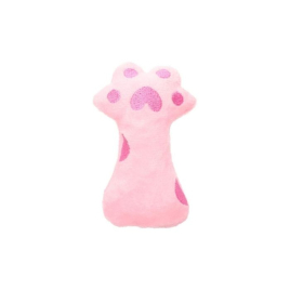 HIPPIE PET Игрушка для котов Лапка розовая 10,5 см