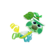 HIPPIE PET Игрушка для котов Сова с веревкой зеленая 2 м