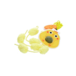 HIPPIE PET Игрушка для котов Цыпленок с веревкой желтый 2 м