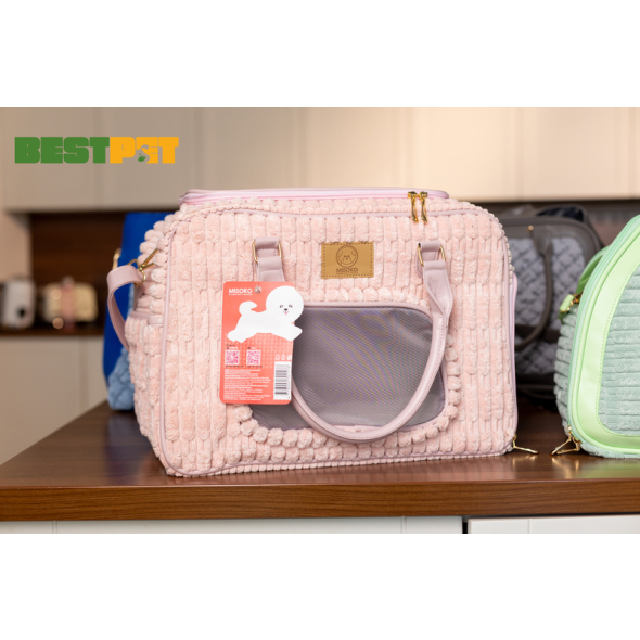 MISOKO&amp;CO дорожня сумка для домашніх тварин, 41.5 x 23 x 28 см, рожева - 7